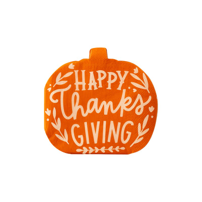 THP1136 - Happy Thanksgiving Pumpkin Napkin