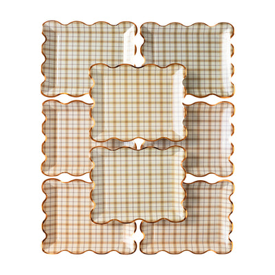 THP1143 - Plaid Square Plate