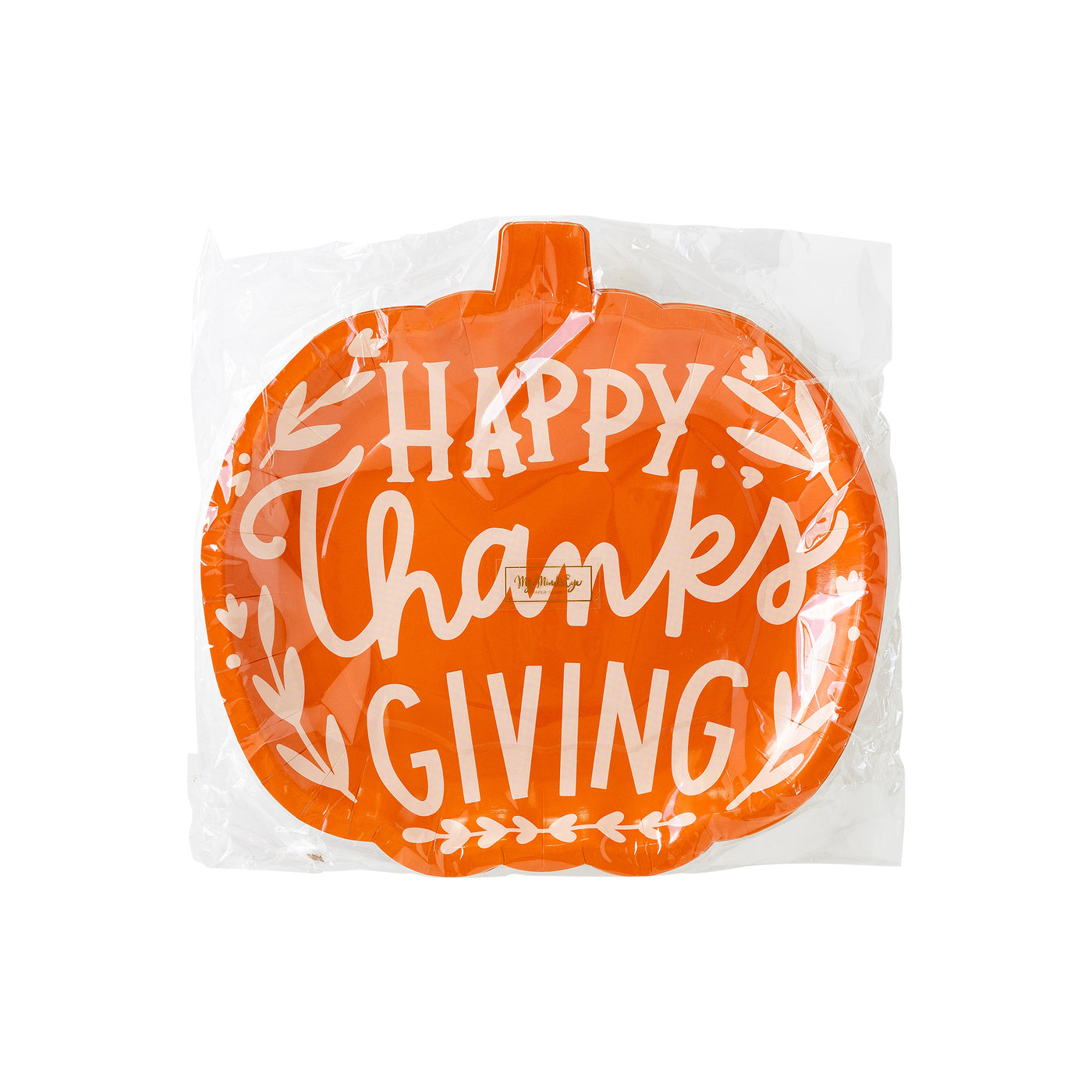 THP1146 - Happy Thanksgiving Pumpkin Plate