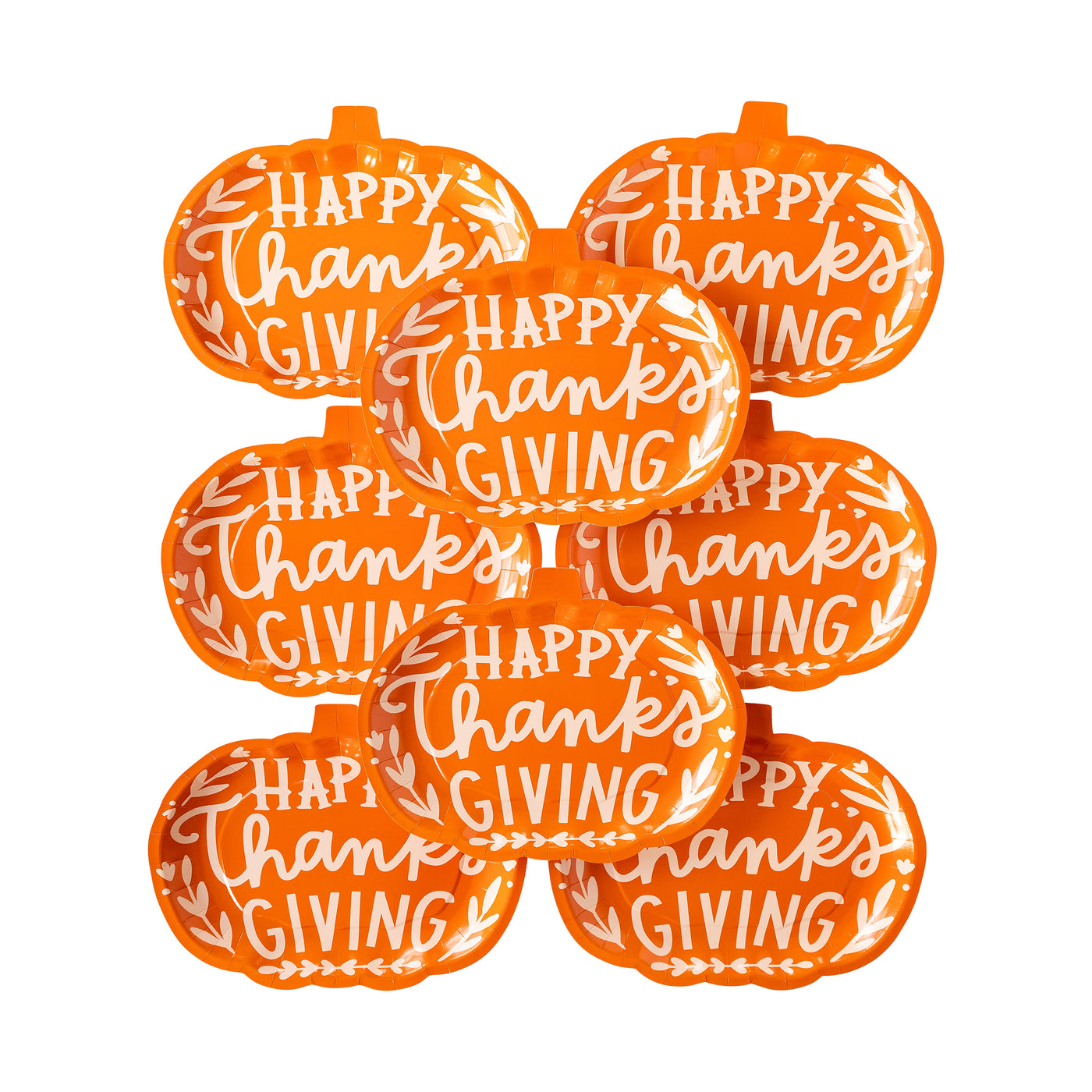 THP1146 - Happy Thanksgiving Pumpkin Plate