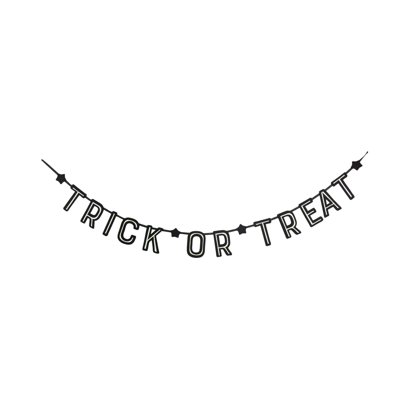 TTS1202 - Trick or Treat Felt Glow in the Dark Banner