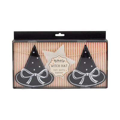 TTS1203 - Puffy Felt Witch Hats Banner