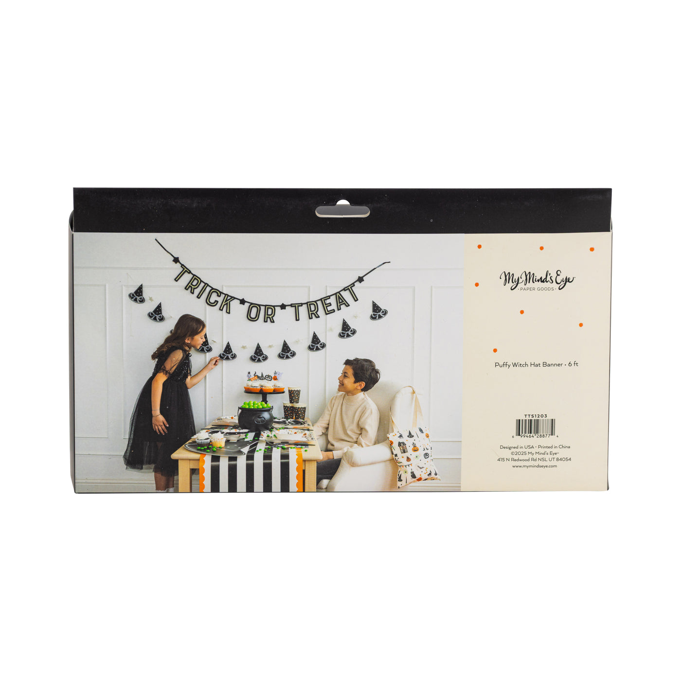 TTS1203 - Puffy Felt Witch Hats Banner