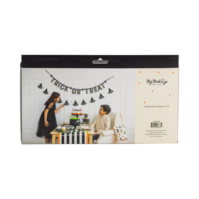 TTS1203 - Puffy Felt Witch Hats Banner