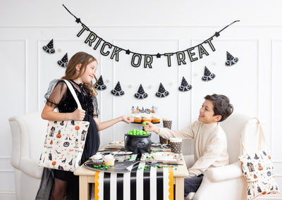 TTS1215 - Tricks & Treats Canvas Tote Bag