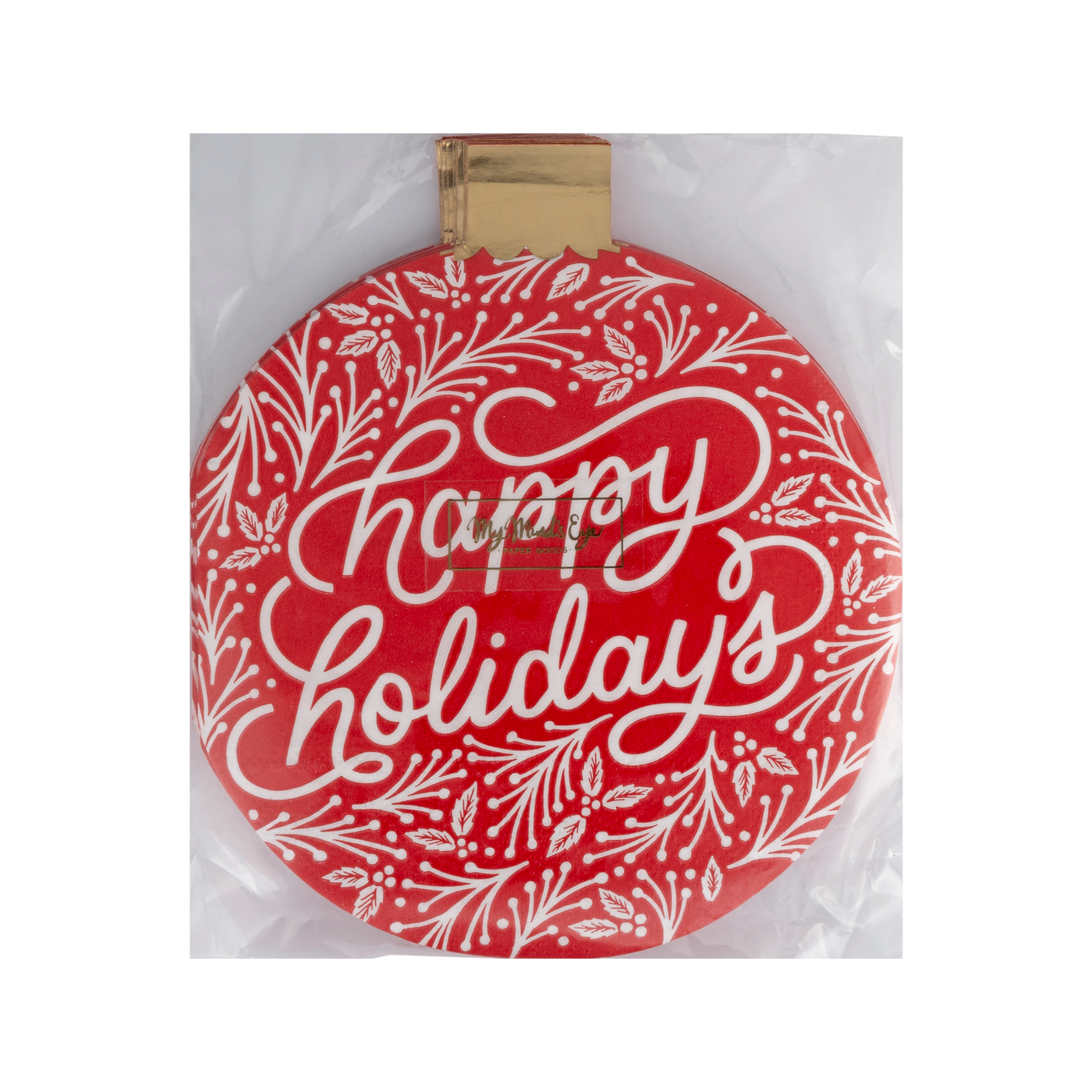 TYC1139 - Happy Holidays Ornament Cocktail Napkin