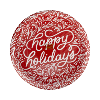 TYC1140 - Happy Holidays 10" Plate