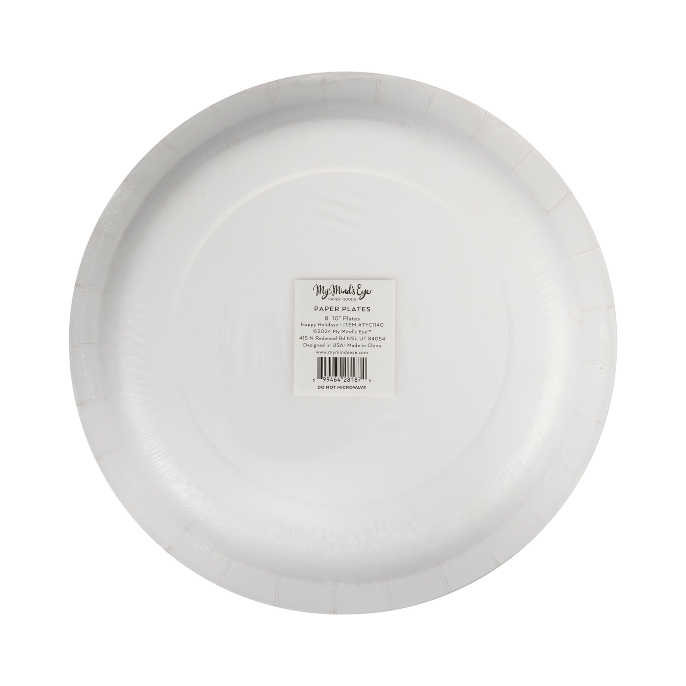 TYC1140 - Happy Holidays 10" Plate