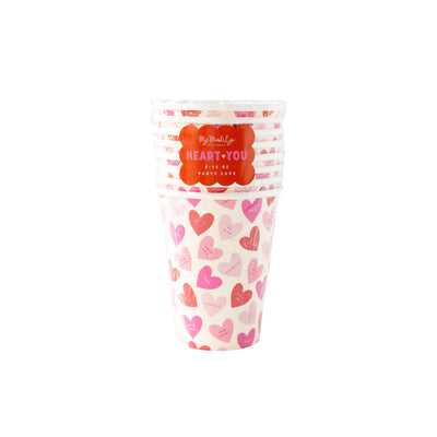 VAL1012 -  Hearts Paper Cups