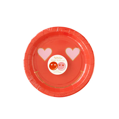 VAL1042 - Heart Eyes Paper Plate