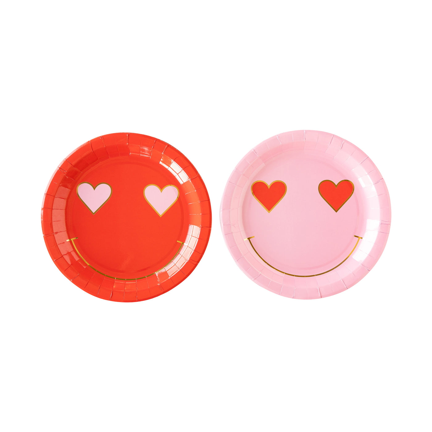 VAL1042 - Heart Eyes Paper Plate