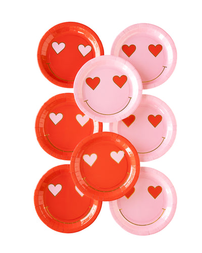 VAL1042 - Heart Eyes Paper Plate