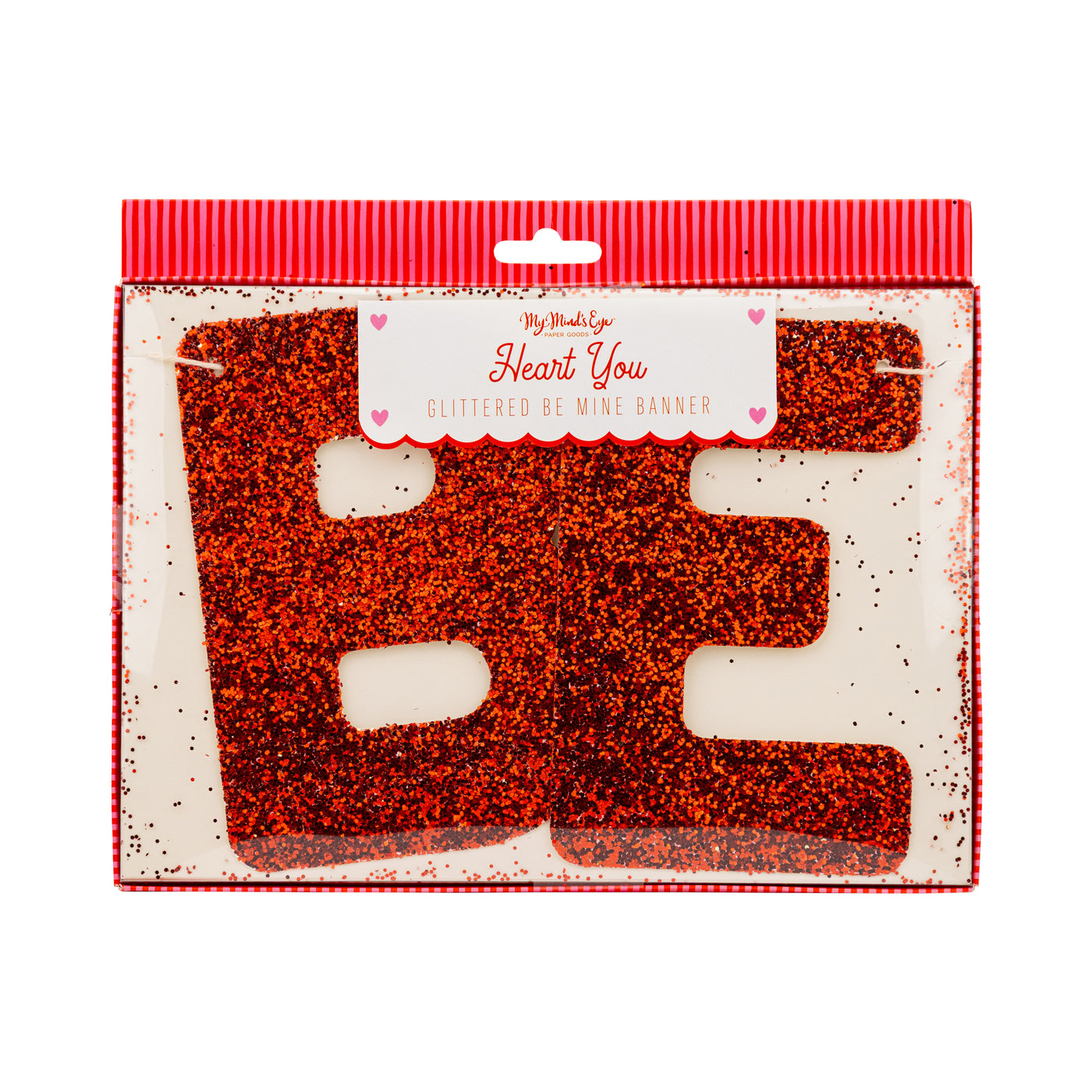 VAL1202 - Be Mine Glitter Banner