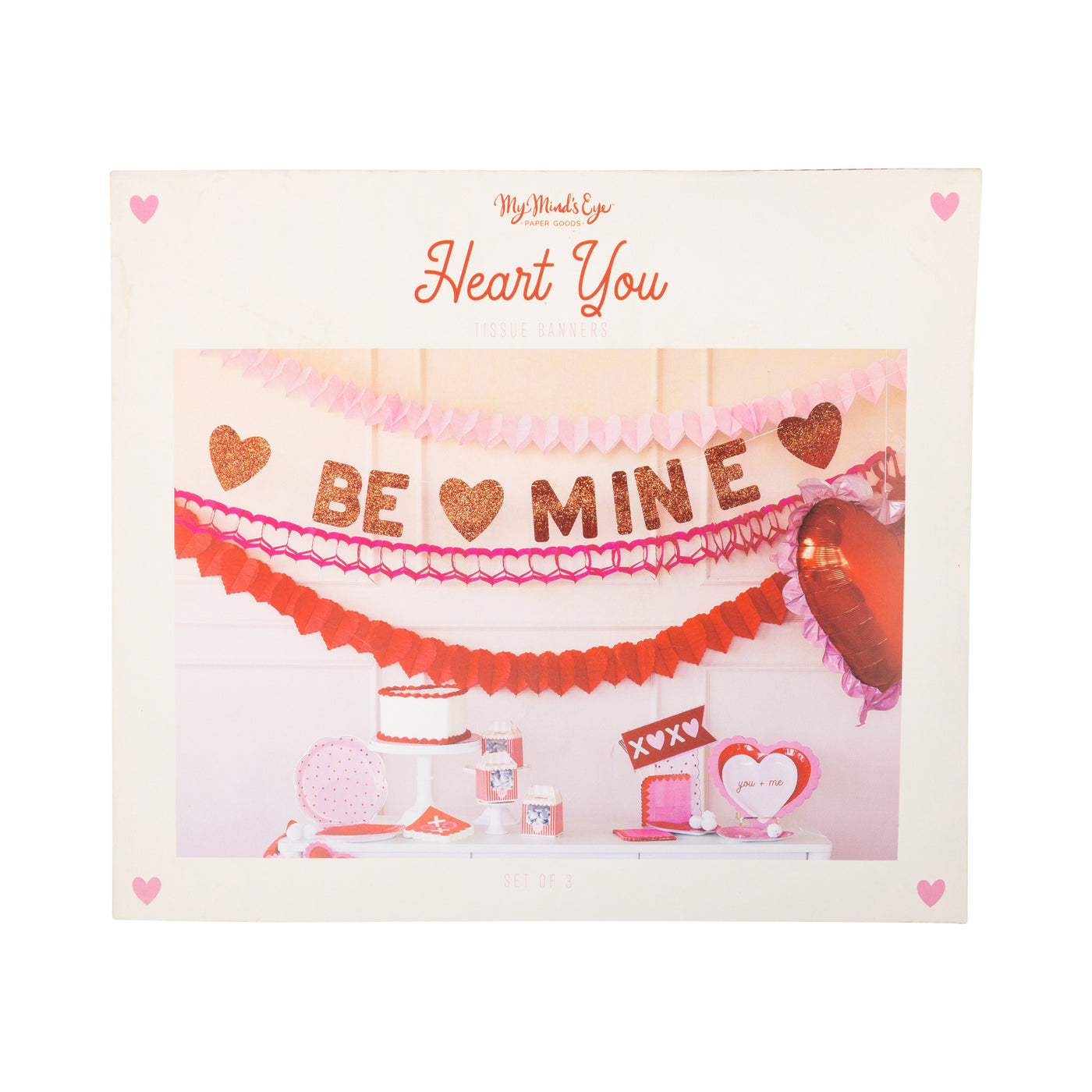 VAL1205 - Triple Heart Tissue Garland