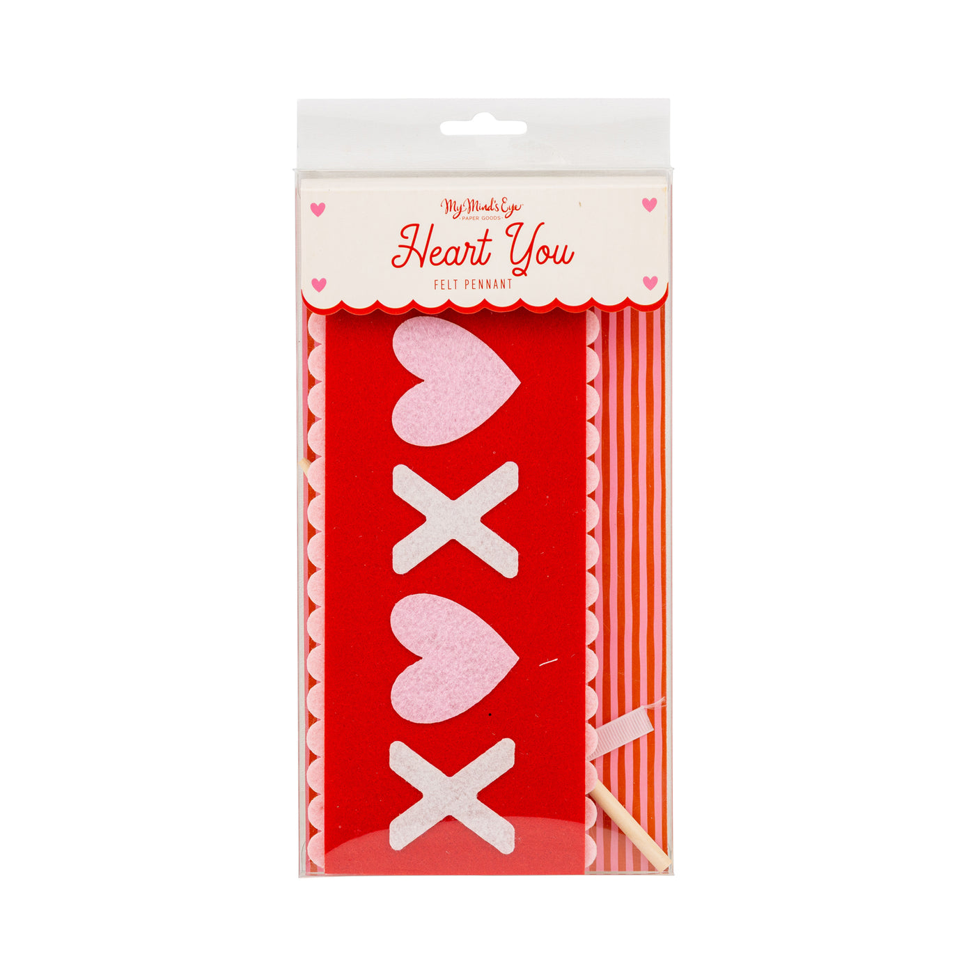 VAL1214 - XOXO Felt Pennant