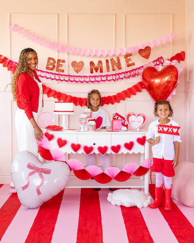 VAL1217 - Bow Heart Mylar Balloon