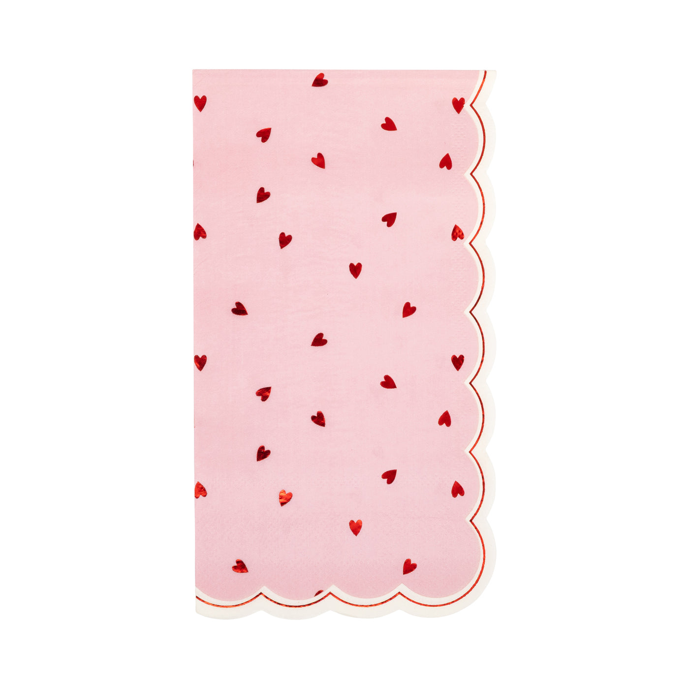 VAL1236 - Scattered Hearts Dinner Napkin