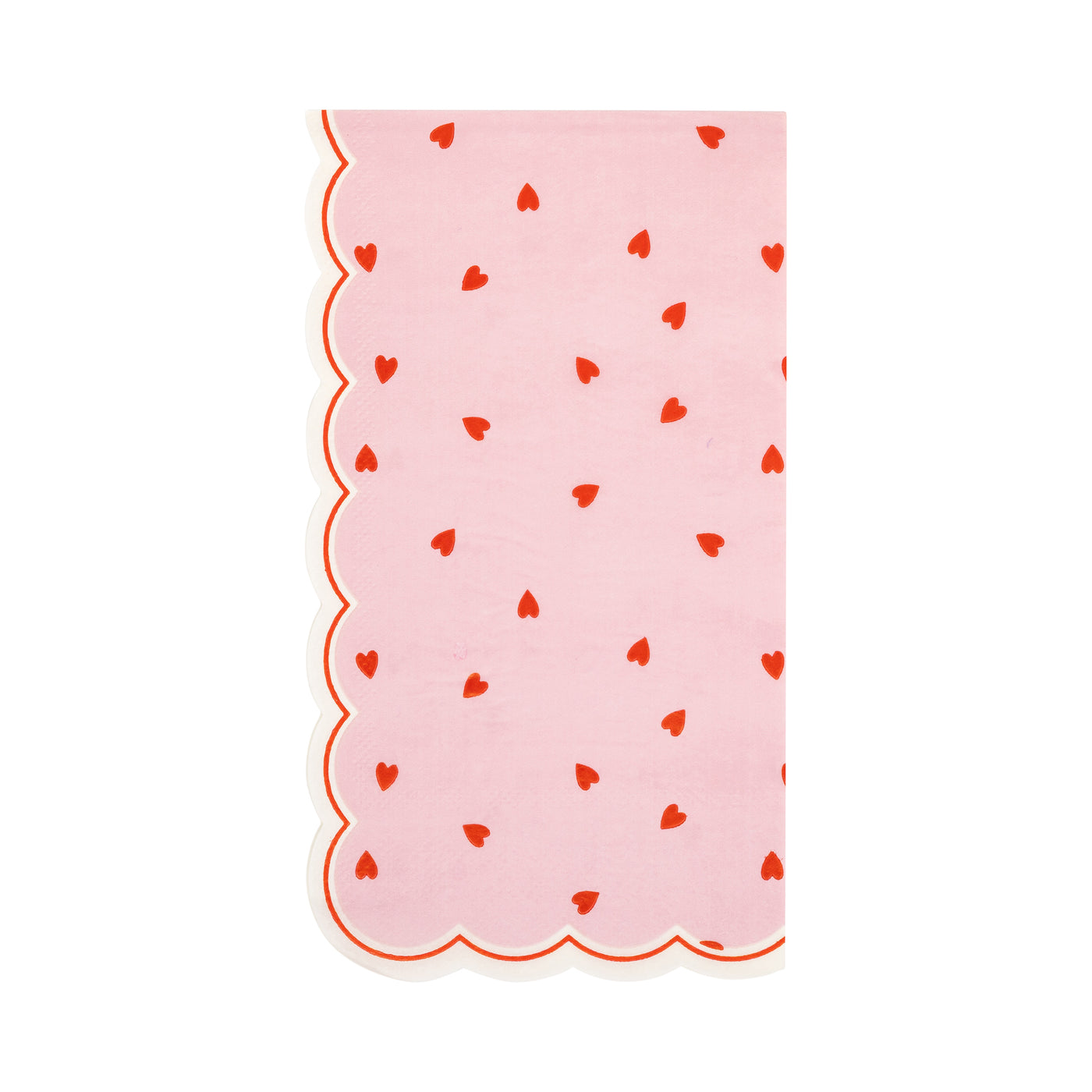 VAL1236 - Scattered Hearts Dinner Napkin