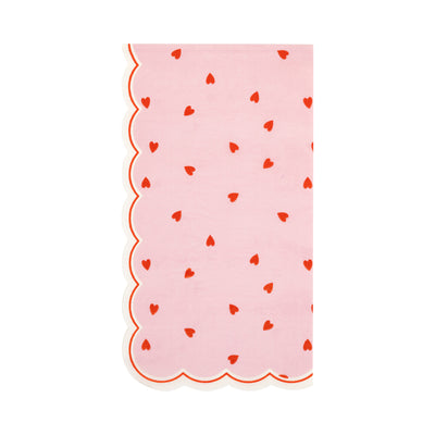 VAL1236 - Scattered Hearts Dinner Napkin
