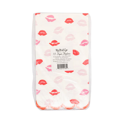 VAL1237 - Scattered Lips Dinner Napkin