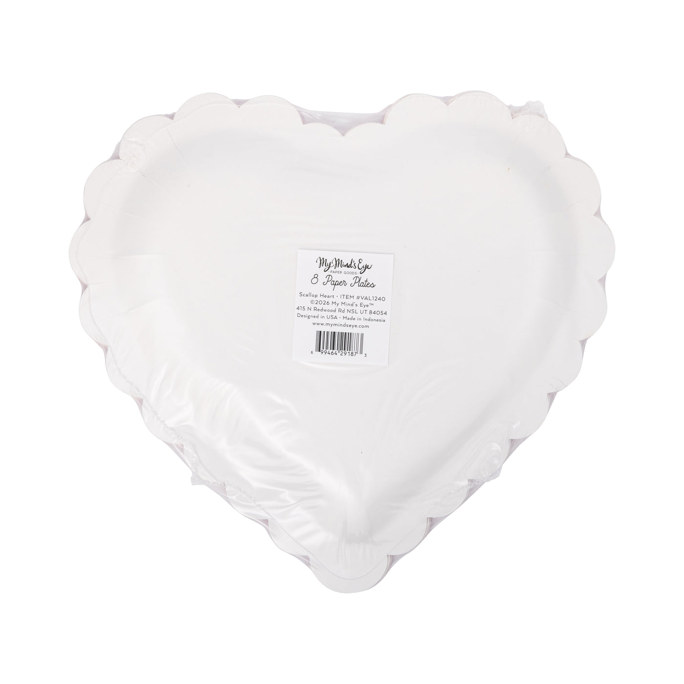 VAL1240 - Scalloped Heart Shaped Plate