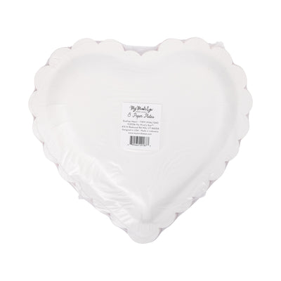 VAL1240 - Scalloped Heart Shaped Plate