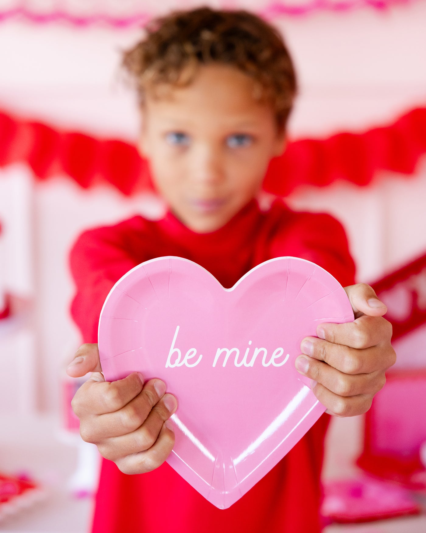 VAL1241 - Conversation Heart Shaped Plate Set