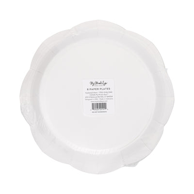 VAL1244 - Scalloped Scattered Heart Plate