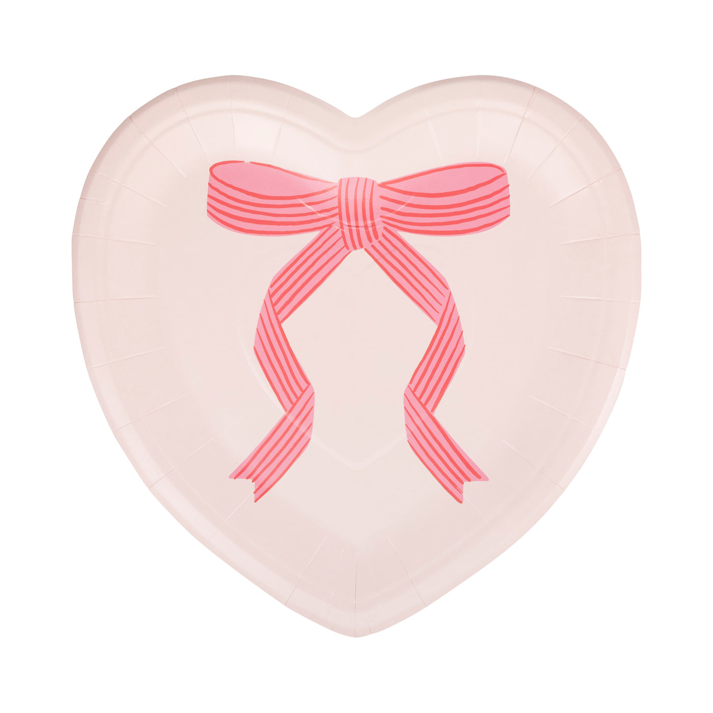 VBW1140 - Tied Bow Heart Plate