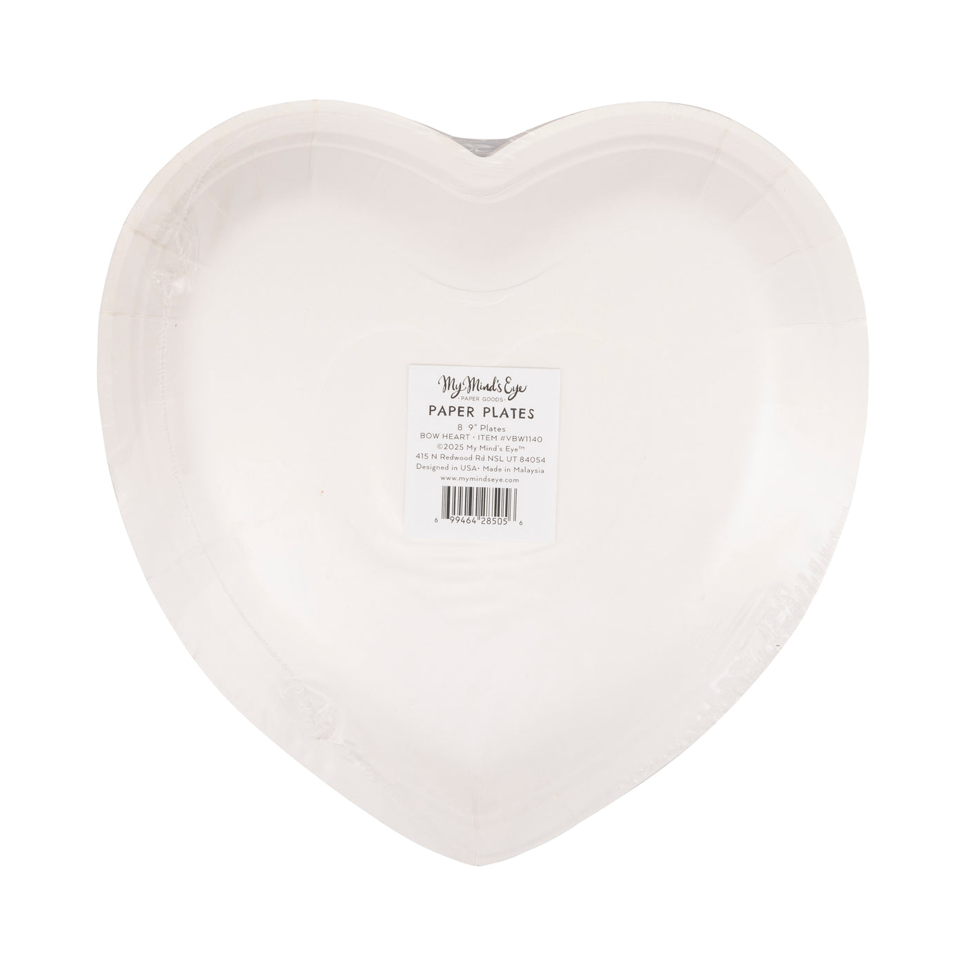 VBW1140 - Tied Bow Heart Plate