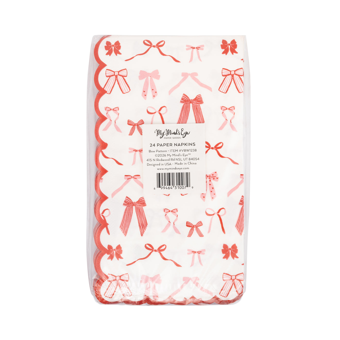 VBW1238 - Bow Pattern Dinner Napkin