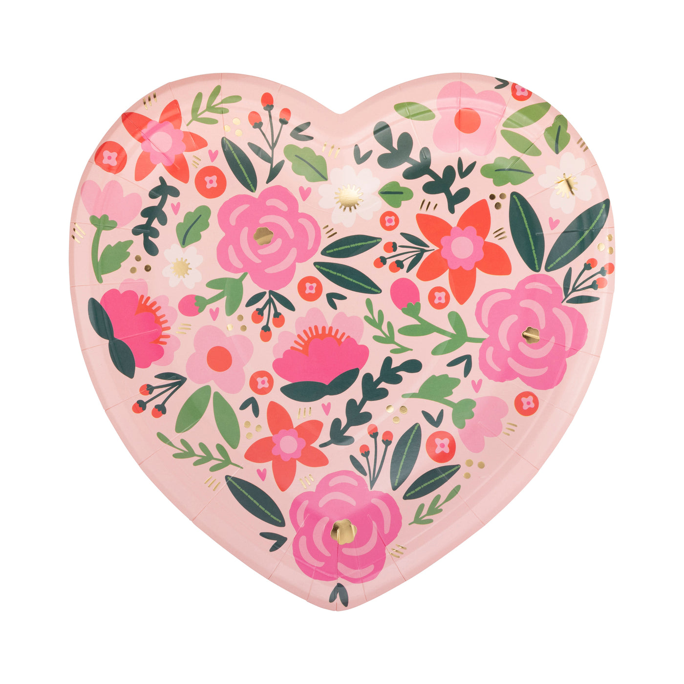 VFL1140 - Floral Heart Plate