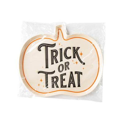 VHP1130 - Trick or Treat Shaped Bamboo Plate