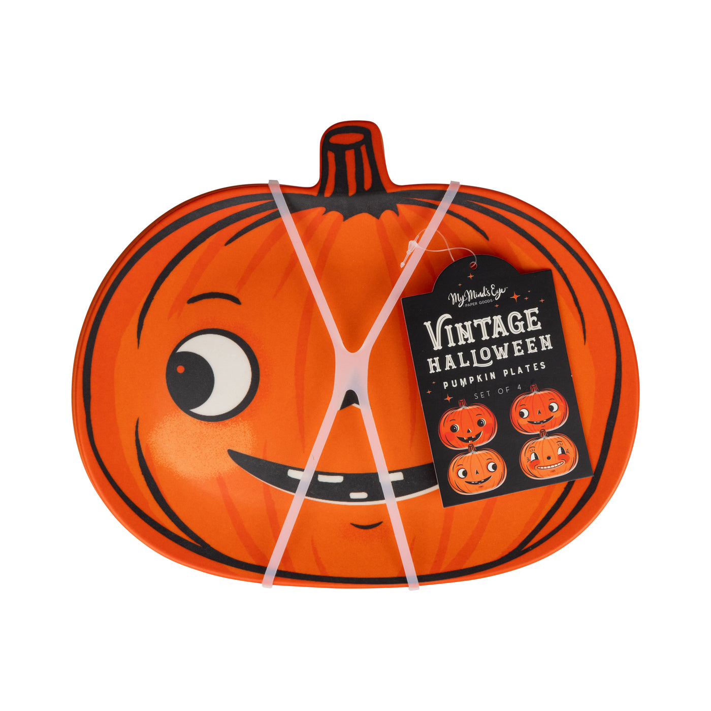 VHP1231 - Vintage Pumpkin Bamboo Plates
