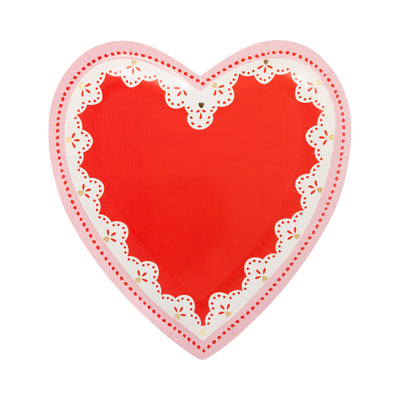 VVT1240 - Vintage Heart Shaped Plate Set
