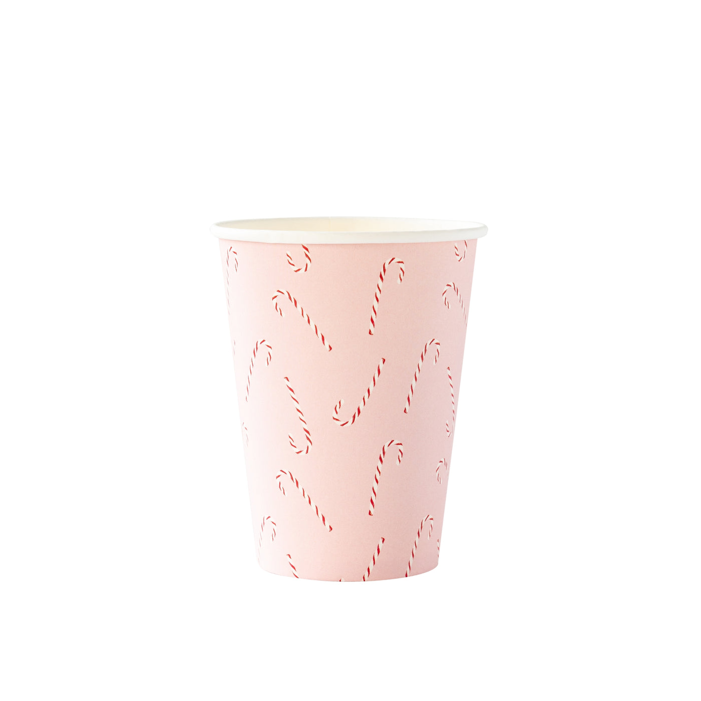 WHM1012 - Whimsy Santa Scattered Candy Cane Paper Party Cups