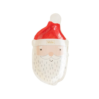 PRESALE SHIPPING MID OCTOBER - WHM1041 - Whimsy Santa Shaped Paper Plate