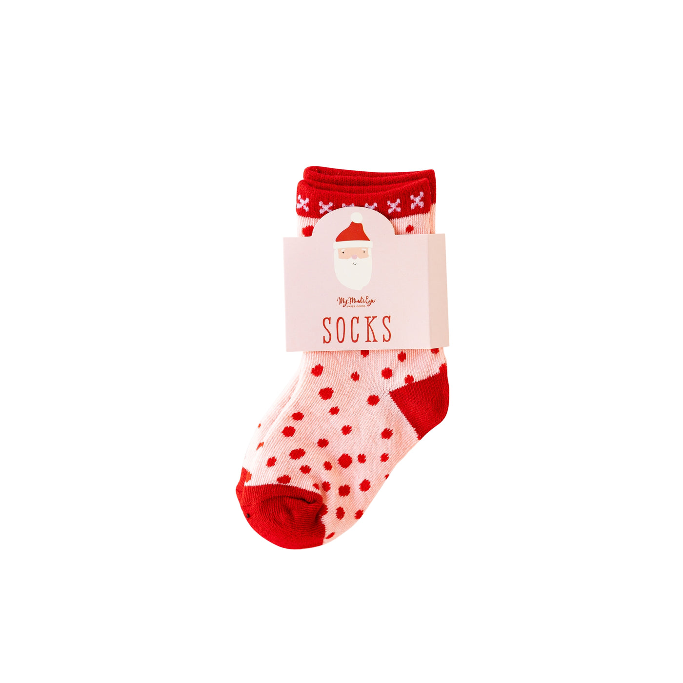 WHM1051 -  Whimsy Santa Head Socks