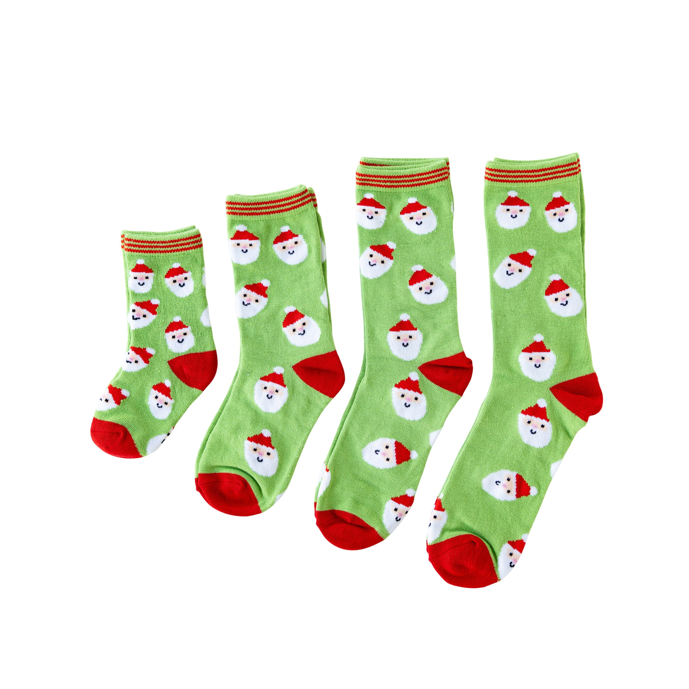 WHM1053 -  Whimsy Santa Scatter Santa Socks