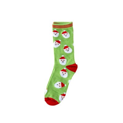 WHM1053 -  Whimsy Santa Scatter Santa Socks