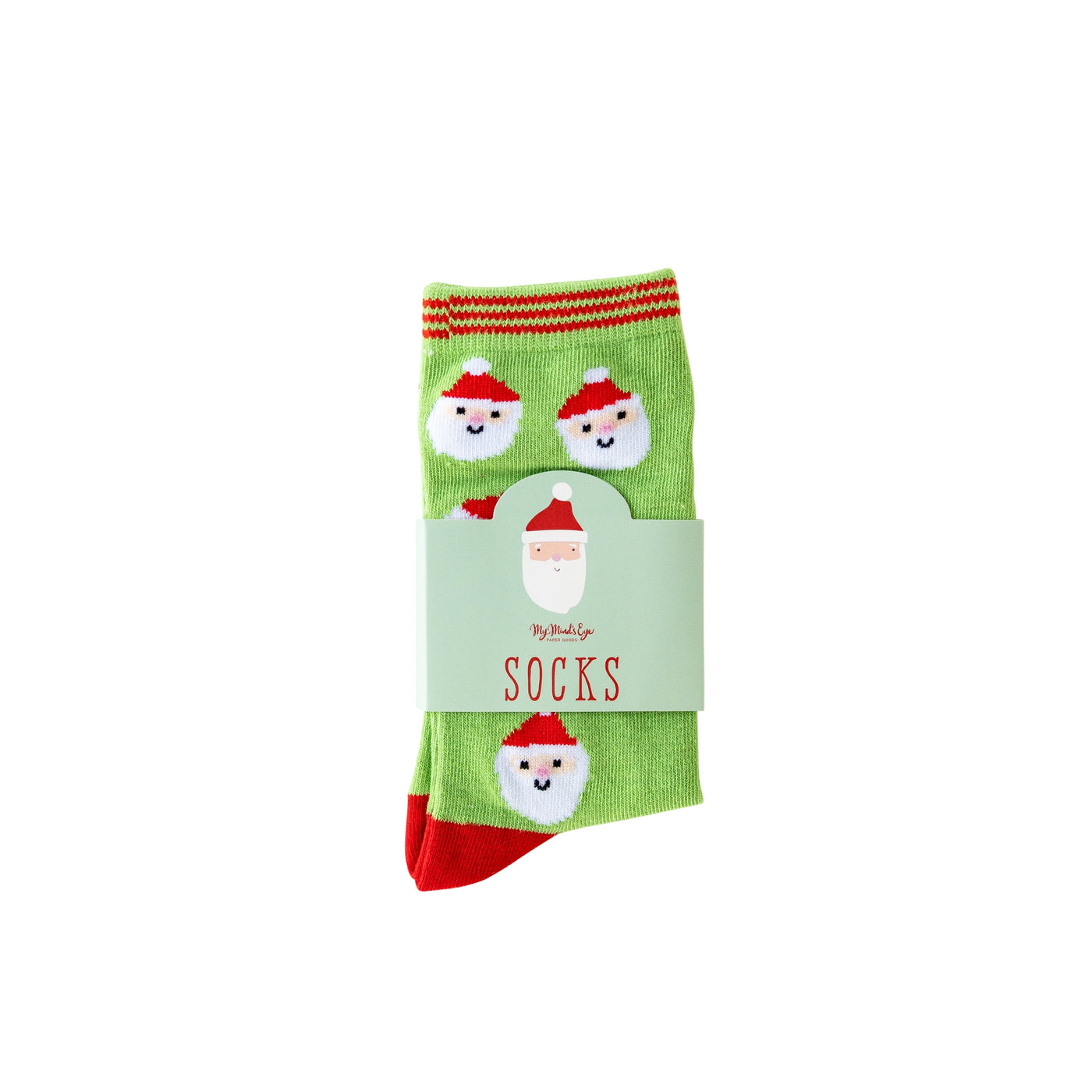 WHM1053 -  Whimsy Santa Scatter Santa Socks