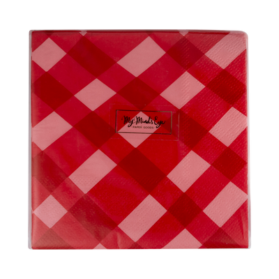 WHM1138 - Plaid Cocktail Napkin