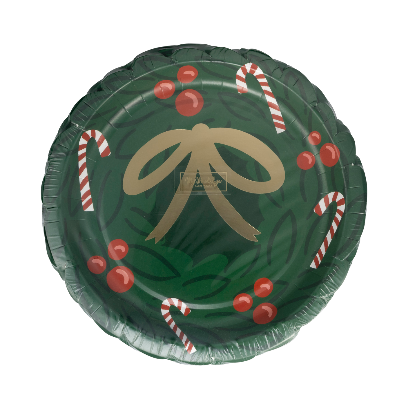 WHM1143 - Wreath Shaped Paper Plate