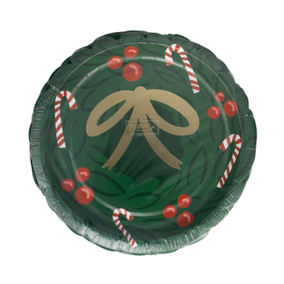 WHM1143 - Wreath Shaped Paper Plate