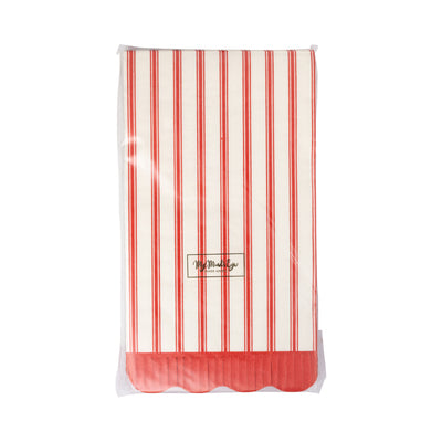 WNT1239 - Red Striped Dinner Napkin