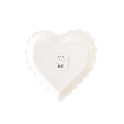 XOX1040 - Scalloped Heart Paper Plate