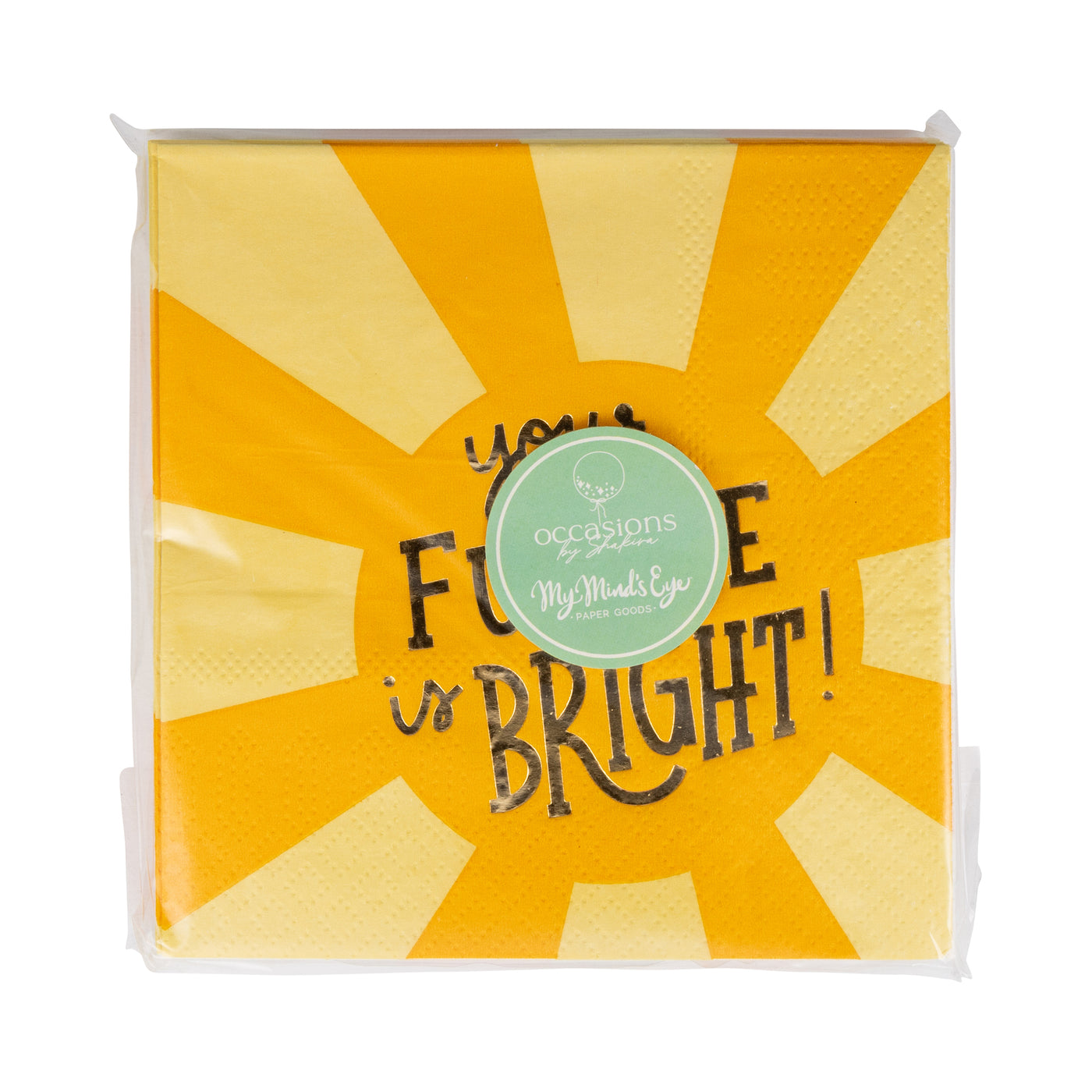 YGD1139 - Occasions By Shakira - Bright Future Cocktail Napkin