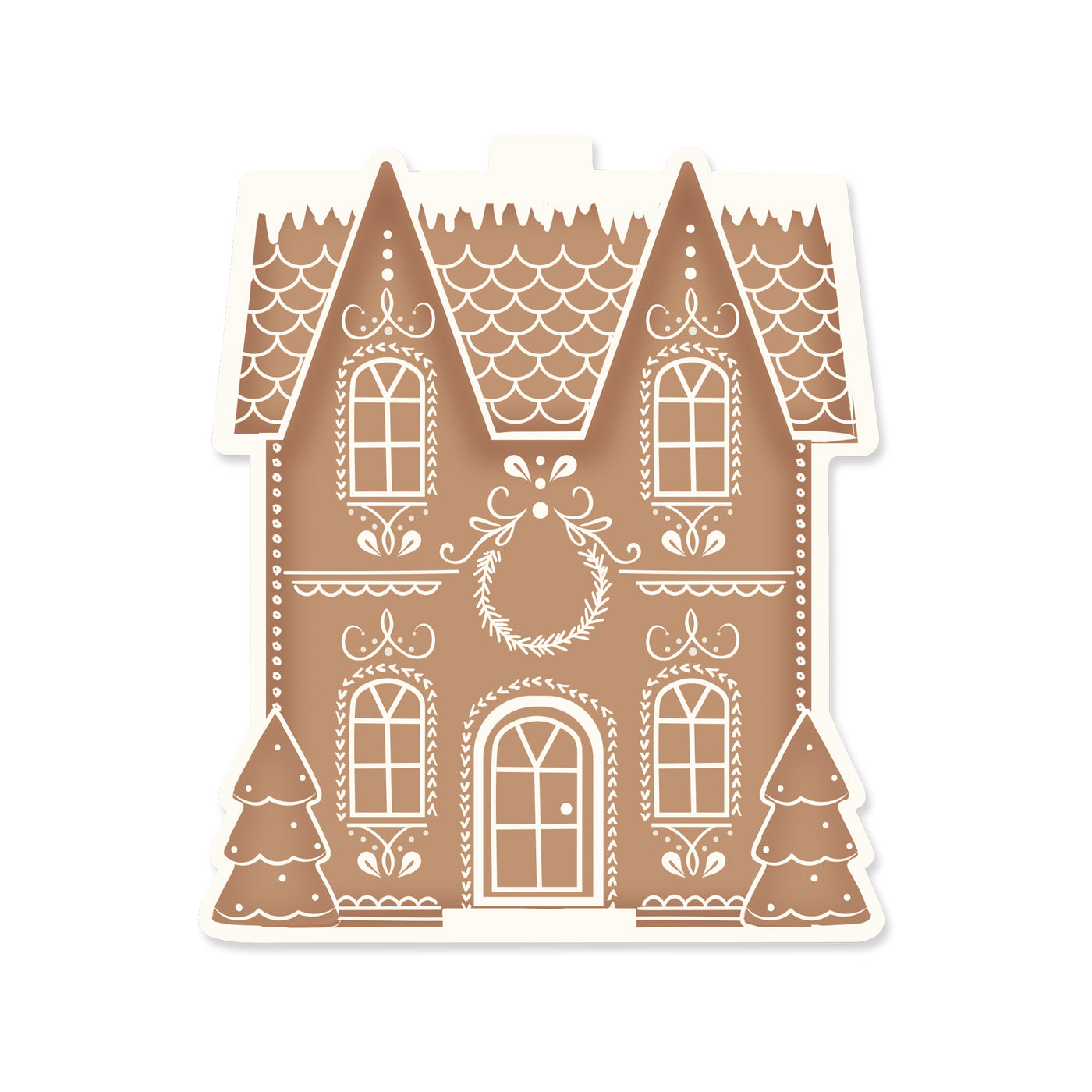 GBD1132 - Gingerbread Mansion Bamboo Tray