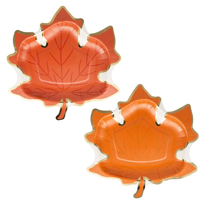 GBL1241 - Leaf Shaped Paper Plate Set