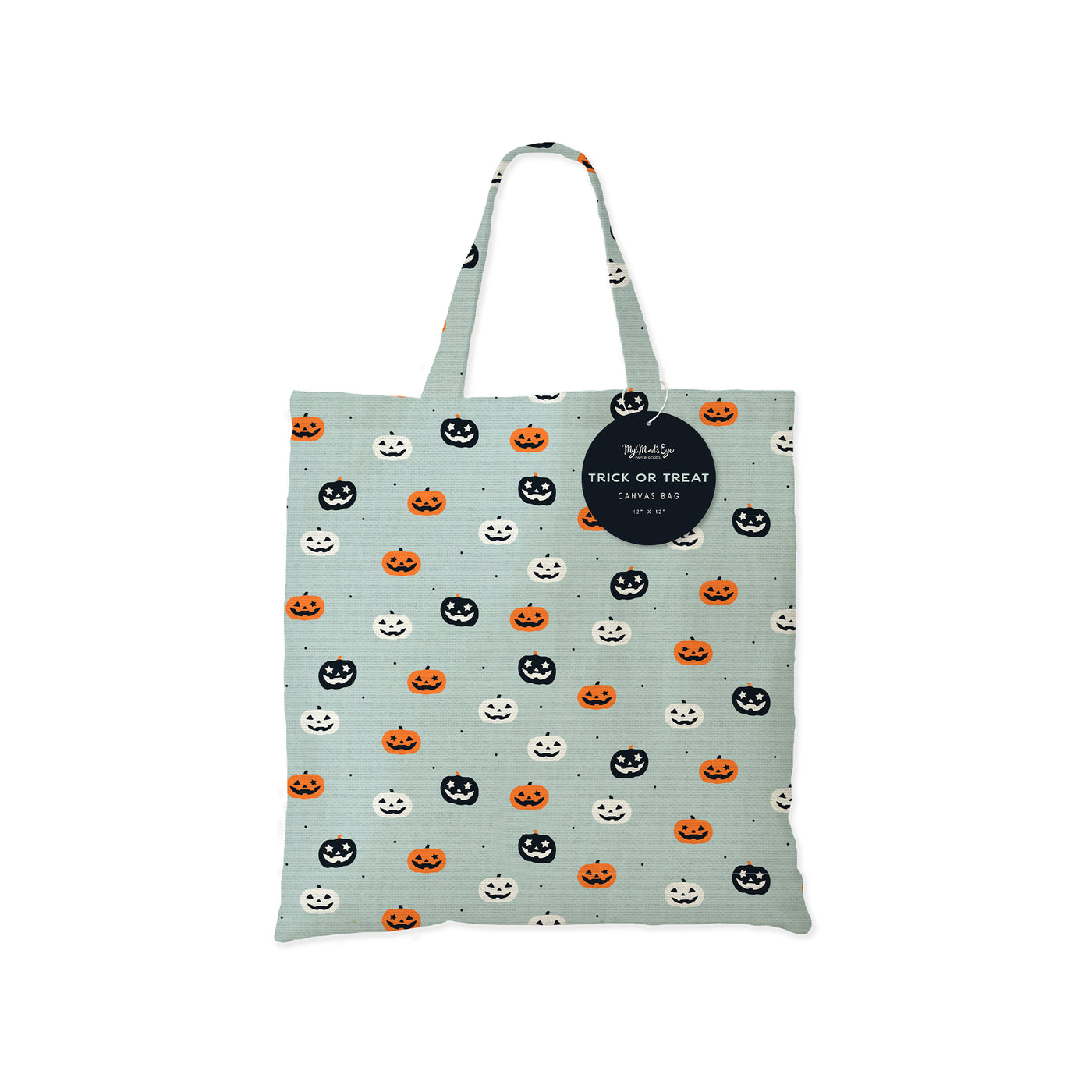 PLCB118 - Scattered Pumpkins 12x12 inch Canvas Bag